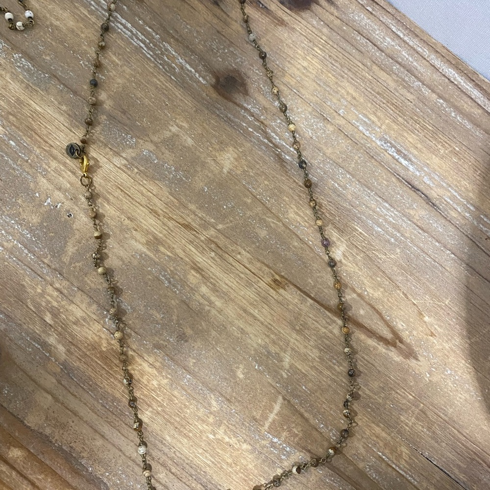 Raw & Rebellious Elegant Gold Beaded Necklace